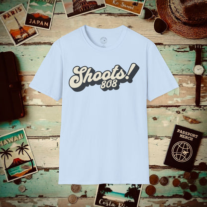 Classic 70s, Shoots! 808, Hawaii T-Shirt Light Blue / S