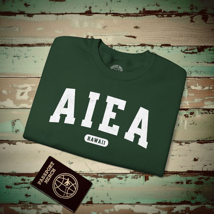 Classic Athletic, Aiea, Hawaii (Fan Service) Crewneck Forest Green / S