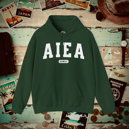 Classic Athletic, Aiea, Hawaii (Fan Service) Hoodie Forest Green / S