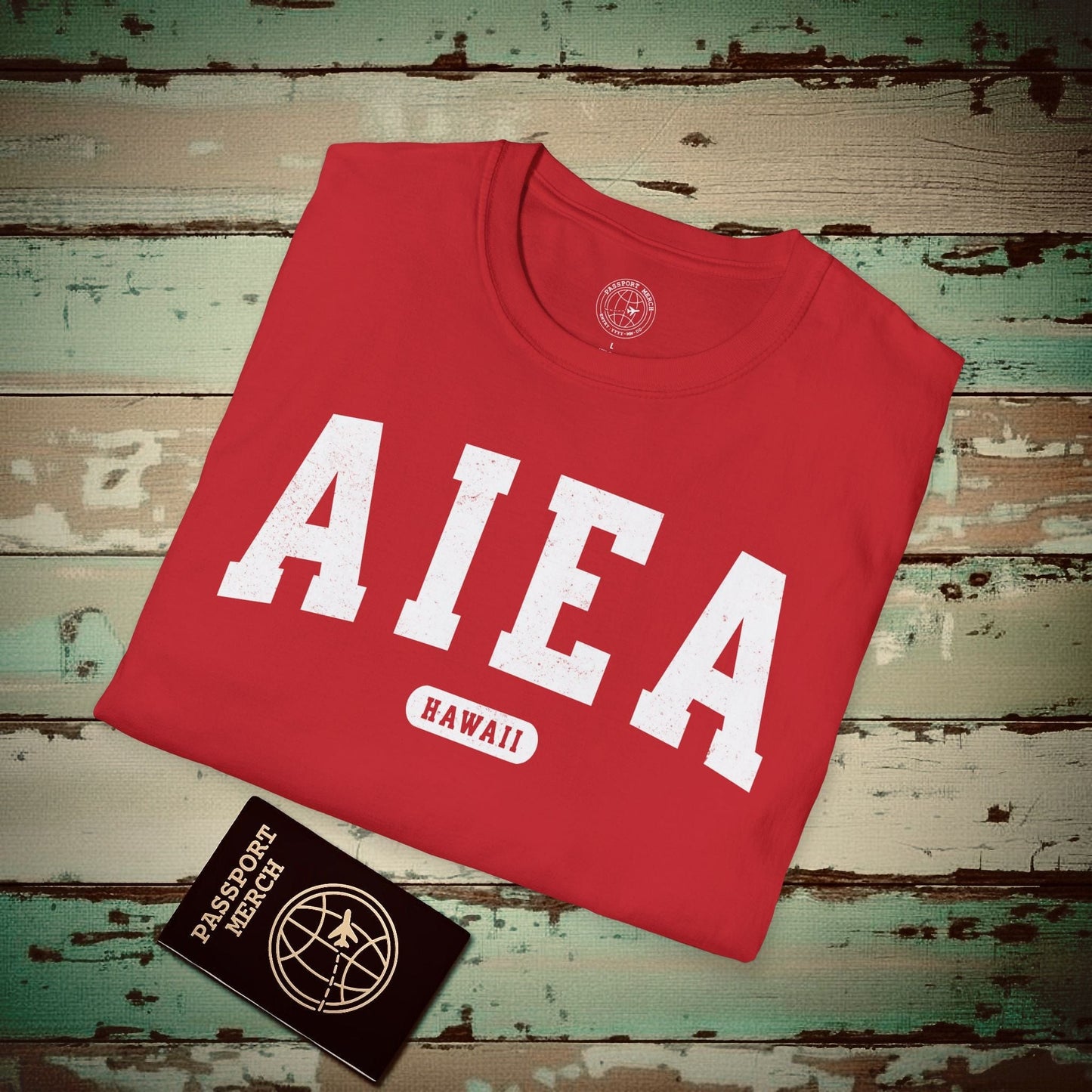 Classic Athletic, Aiea, Hawaii (Fan Service) T-Shirt Red / S