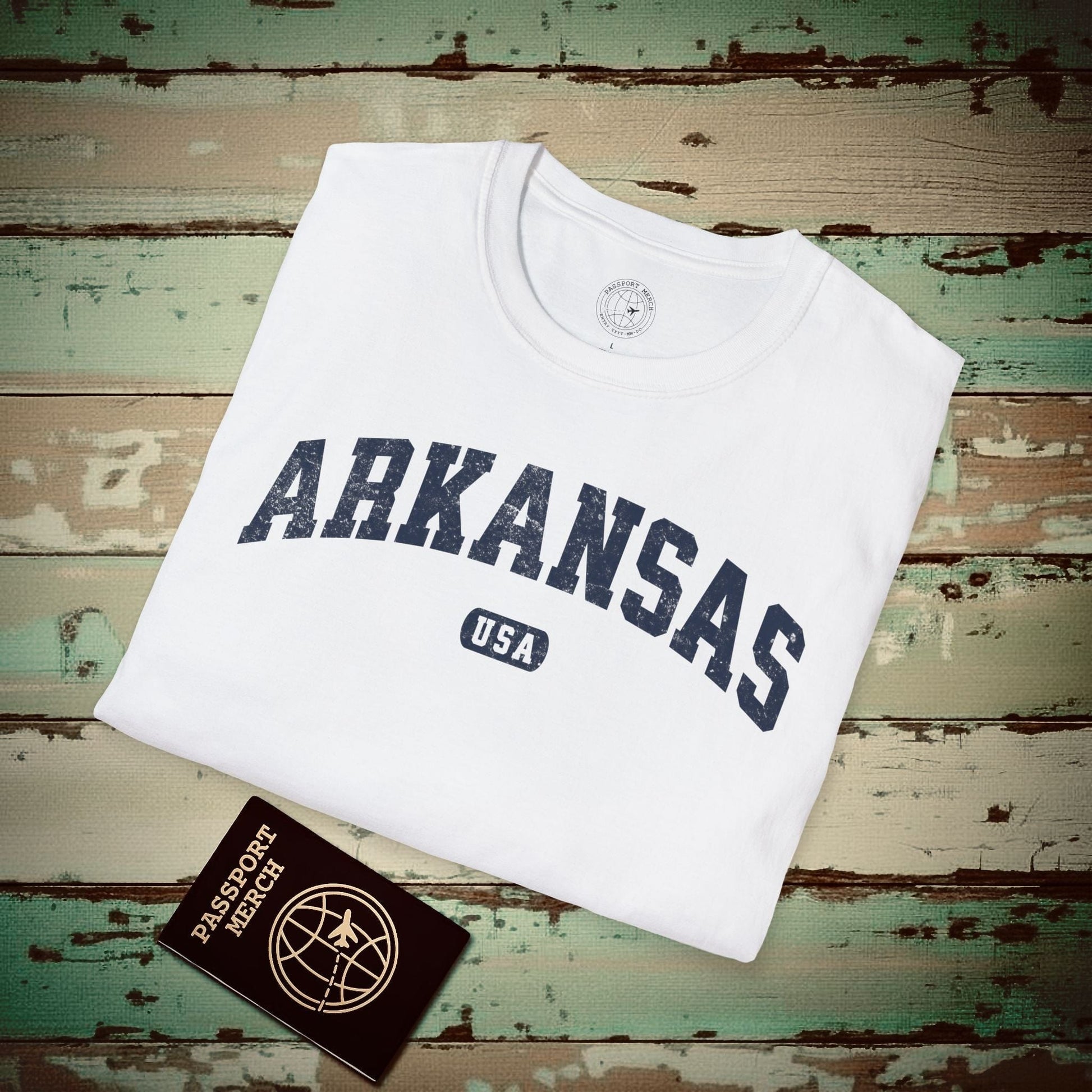Classic Athletic, Arkansas (50 States Edition) T-Shirt White / S