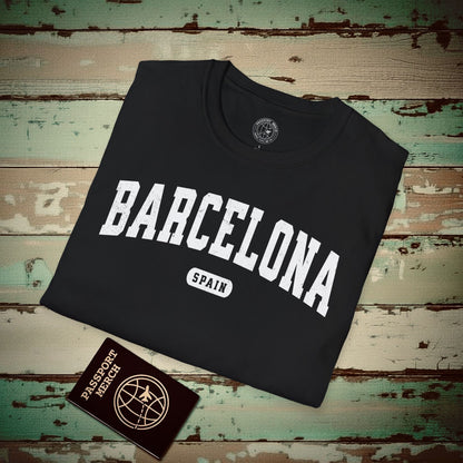 Classic Athletic (Bucket List Edition), Barcelona, Spain T-Shirt Black / S