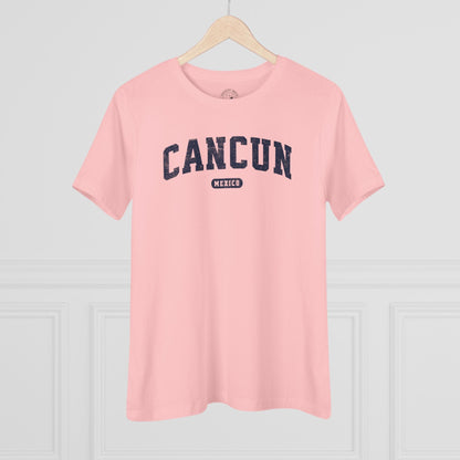 Classic Athletic (Bucket List Edition), Cancun, Mexico, Womens Fit T-Shirt Pink / S