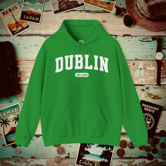 Classic Athletic (Bucket List Edition), Dublin, Ireland Hoodie Irish Green / S