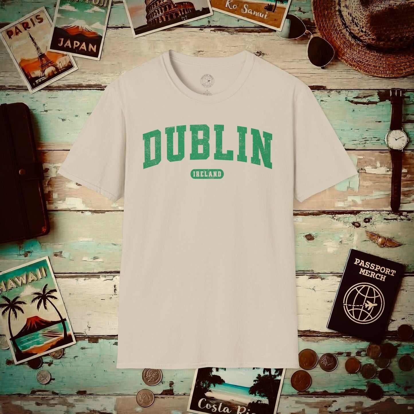 Classic Athletic (Bucket List Edition), Dublin, Ireland T-Shirt Sand / S
