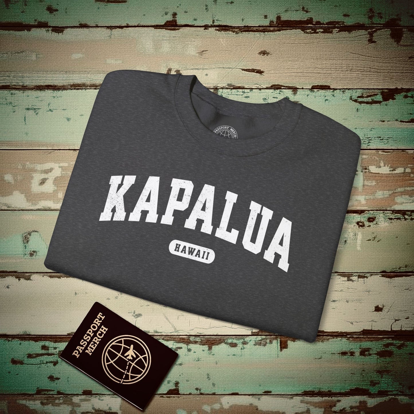 Classic Athletic (Bucket List Edition), Kapalua, Hawaii Crewneck Dark Heather / S