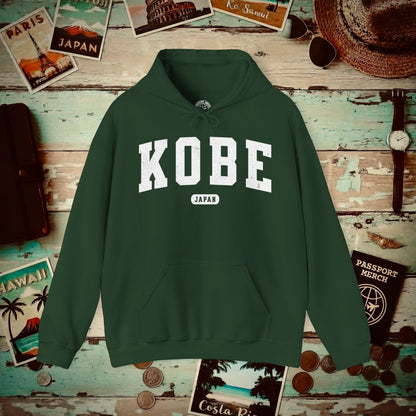 Classic Athletic (Bucket List Edition), Kobe, Japan Hoodie Forest Green / S