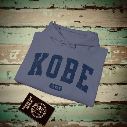 Classic Athletic (Bucket List Edition), Kobe, Japan Hoodie Heather Navy / S
