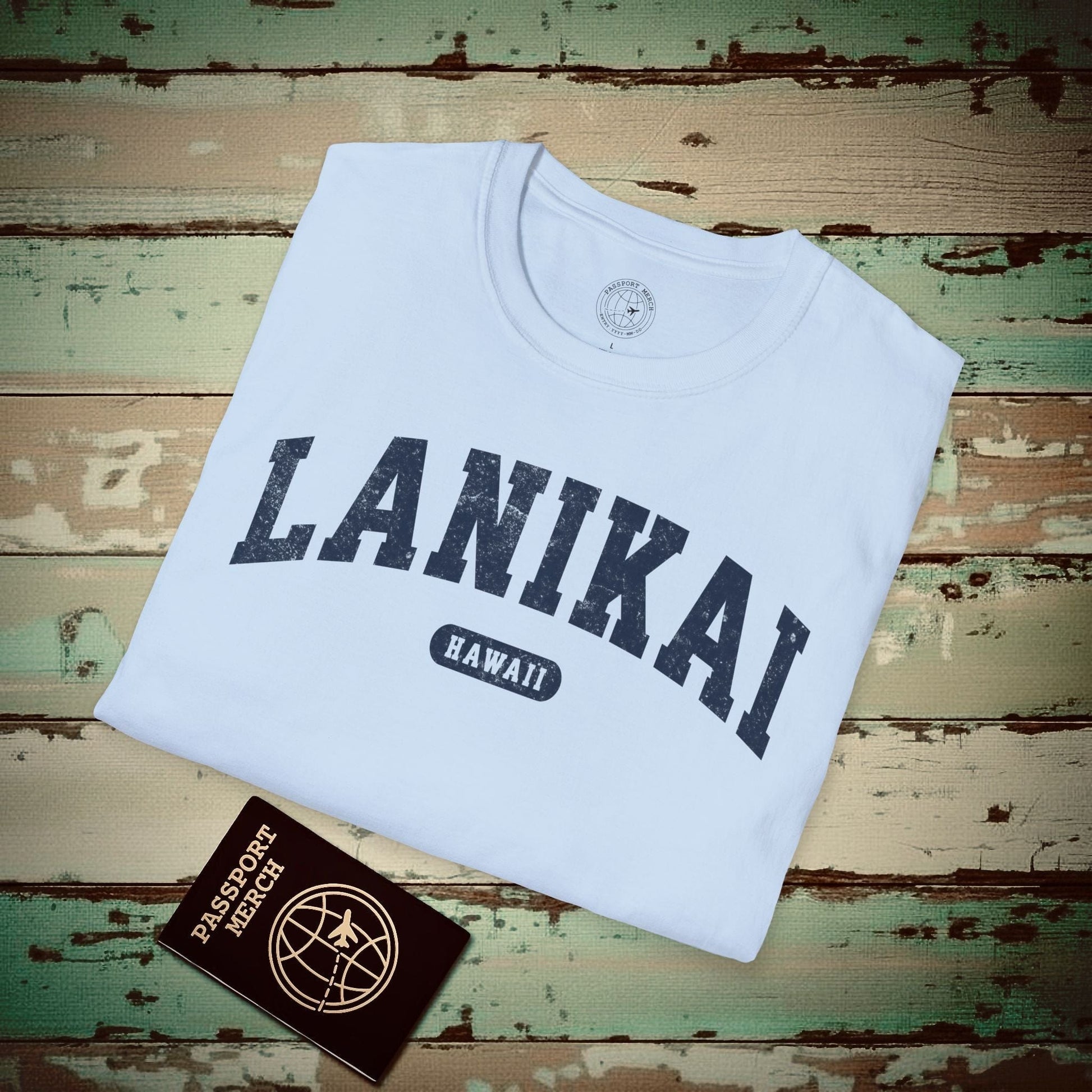 Classic Athletic (Bucket List Edition), Lanikai, Hawaii T-Shirt Light Blue / S