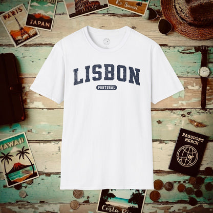 Classic Athletic (Bucket List Edition), Lisbon, Portugal T-Shirt White / S