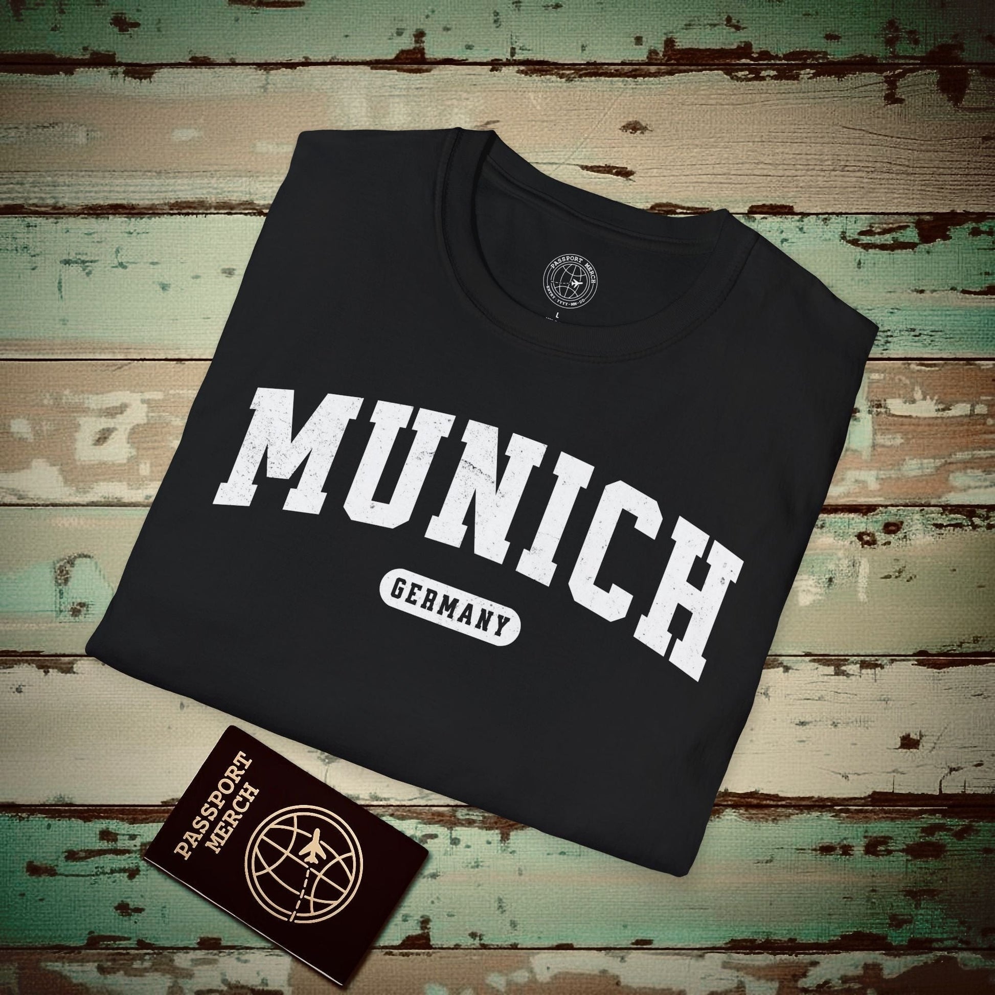 Classic Athletic (Bucket List Edition), Munich, Germany T-Shirt Black / S