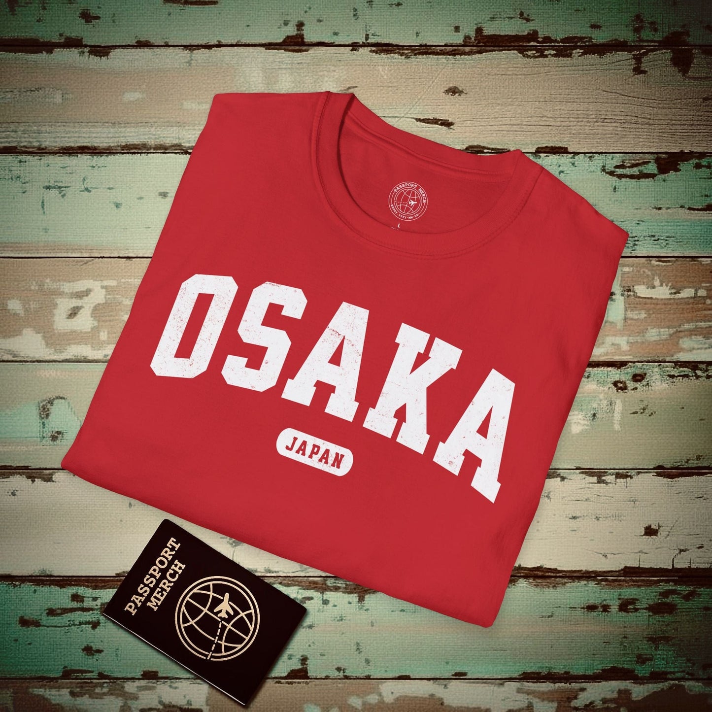 Classic Athletic (Bucket List Edition), Osaka, Japan T-Shirt Red / S