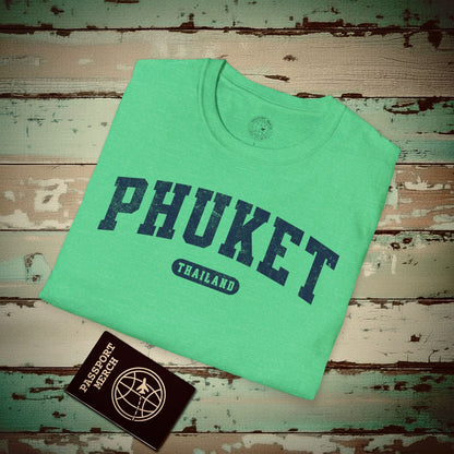 Classic Athletic (Bucket List Edition), Phuket, Thailand T-Shirt Heather Irish Green / S