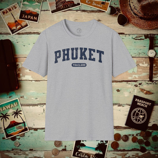 Classic Athletic (Bucket List Edition), Phuket, Thailand T-Shirt Sport Grey / S