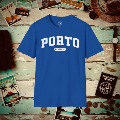 Classic Athletic (Bucket List Edition), Porto, Portugal T-Shirt Royal / S
