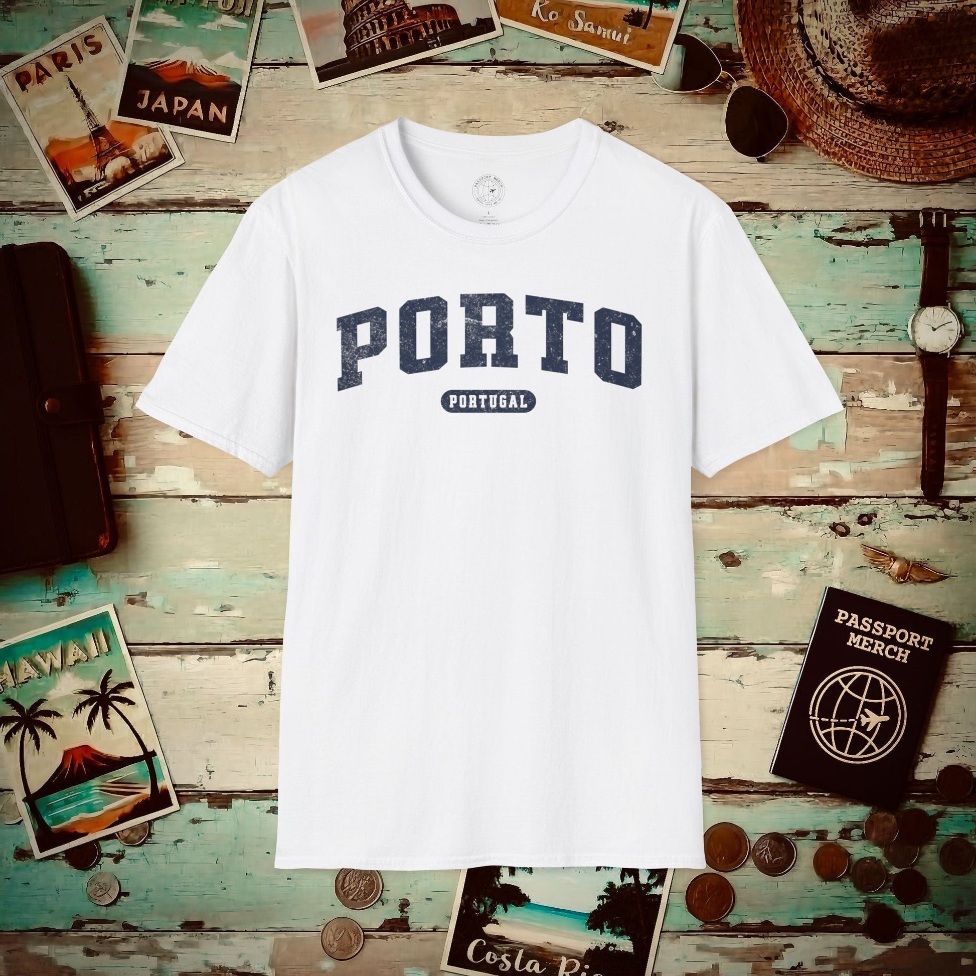 Classic Athletic (Bucket List Edition), Porto, Portugal T-Shirt White / S