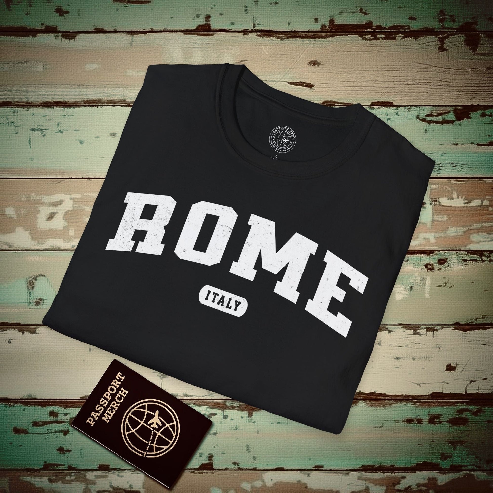Classic Athletic (Bucket List Edition), Rome, Italy T-Shirt Black / S