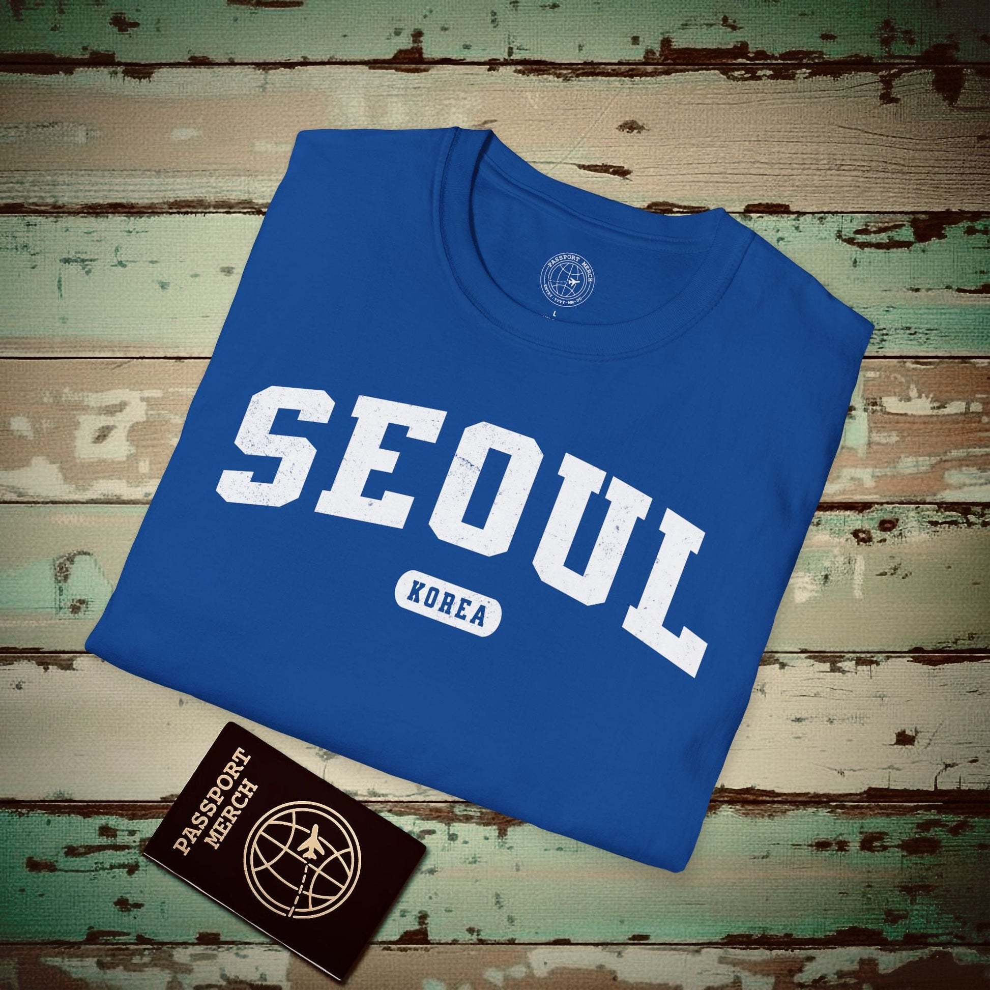 Classic Athletic (Bucket List Edition), Seoul, Korea T-Shirt Royal / S