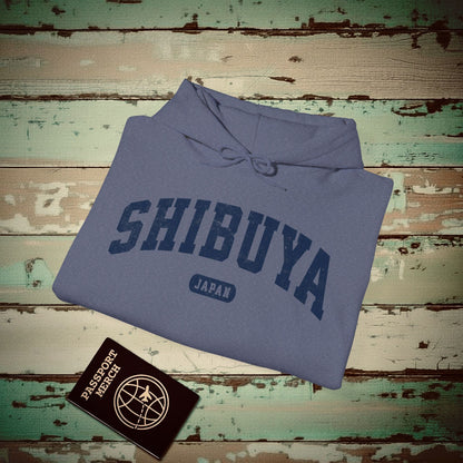 Classic Athletic (Bucket List Edition), Shibuya, Japan Hoodie Heather Navy / S