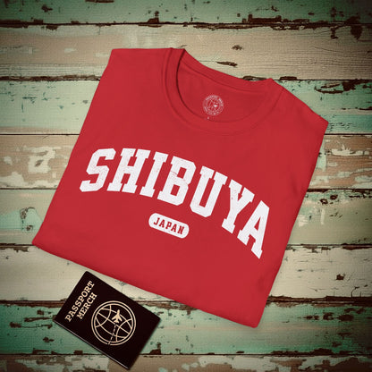 Classic Athletic (Bucket List Edition), Shibuya, Japan T-Shirt Red / S