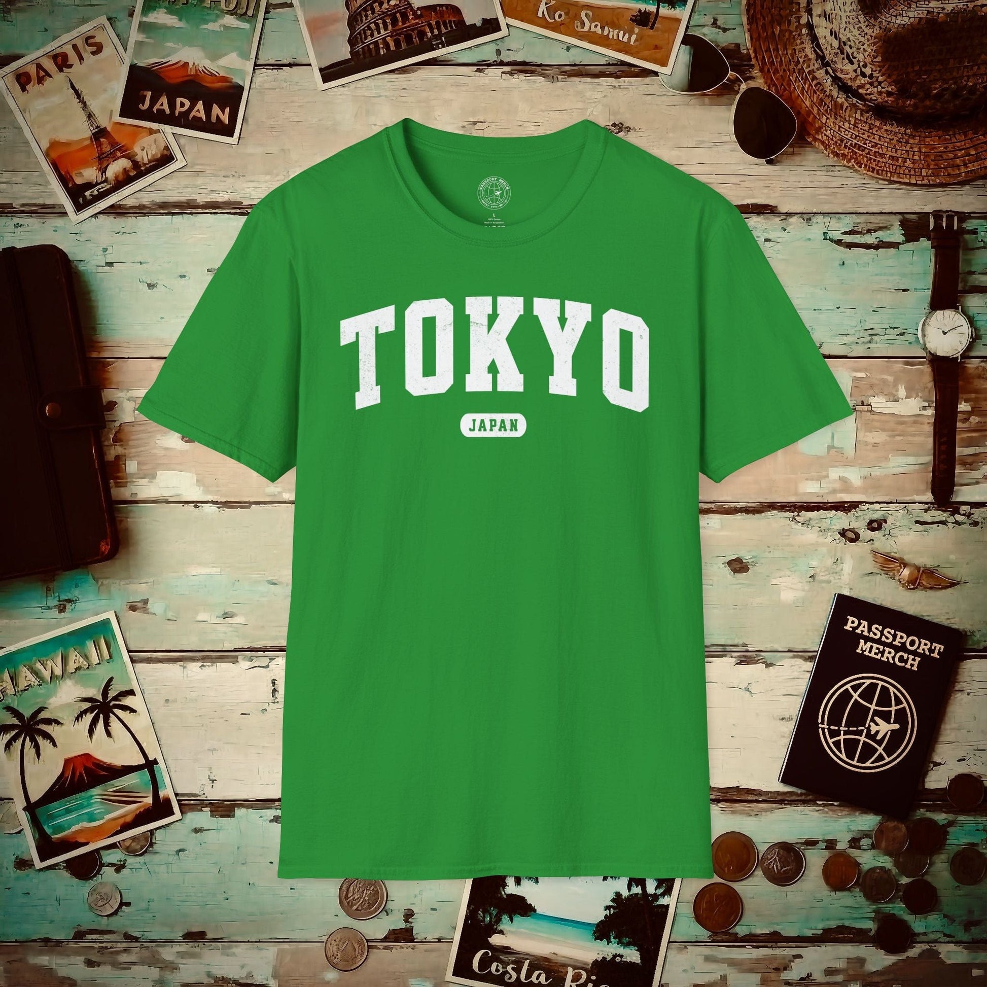 Classic Athletic (Bucket List Edition), Tokyo, Japan T-Shirt Irish Green / S