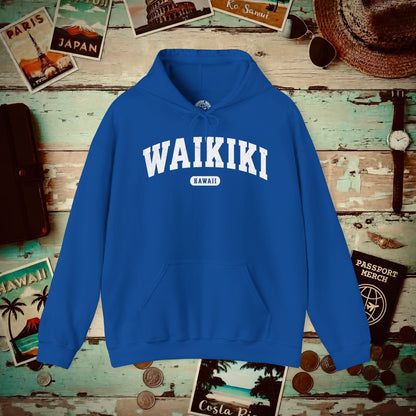 Classic Athletic (Bucket List Edition), Waikiki, Hawaii Hoodie Royal / S