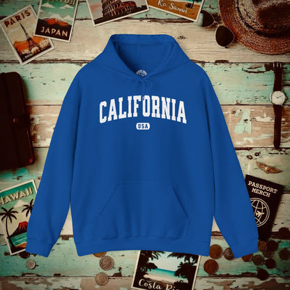 Classic Athletic, California (50 States Edition) Hoodie Royal / S