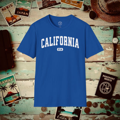 Classic Athletic, California (50 States Edition) T-Shirt Royal / S