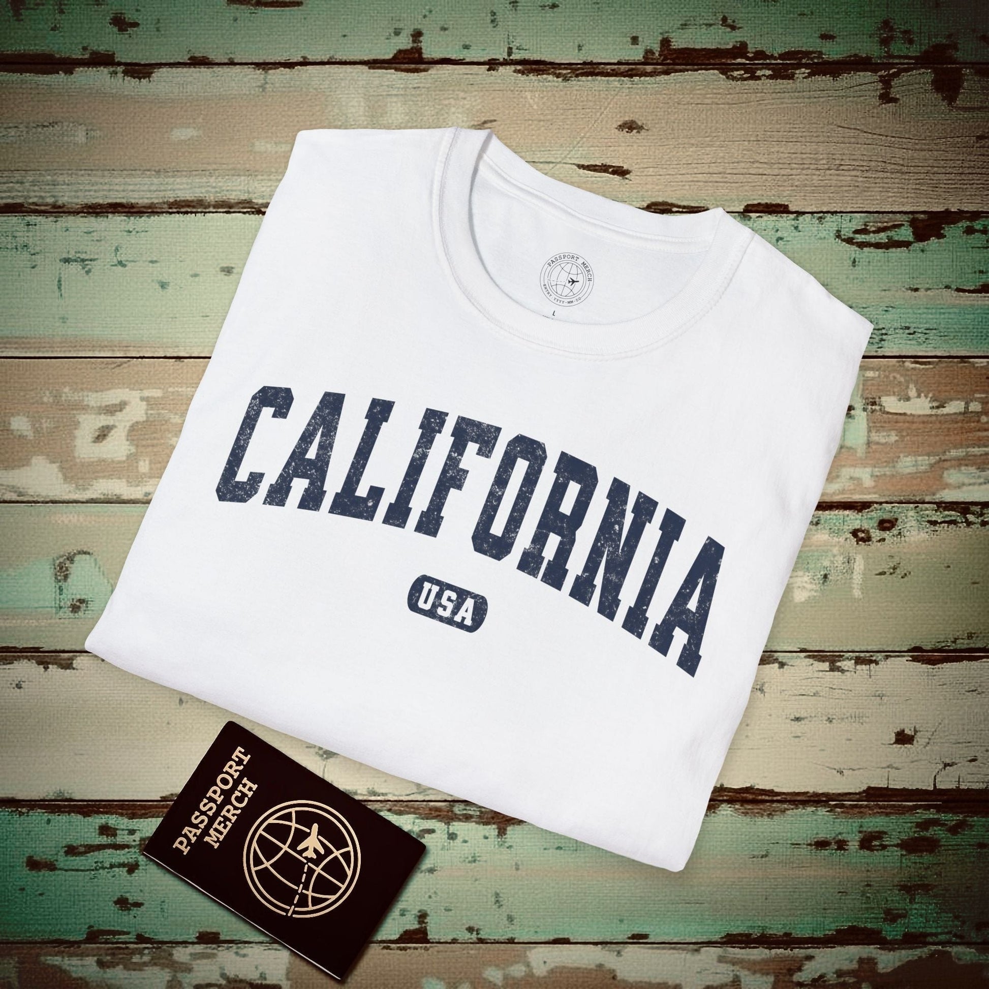 Classic Athletic, California (50 States Edition) T-Shirt White / S