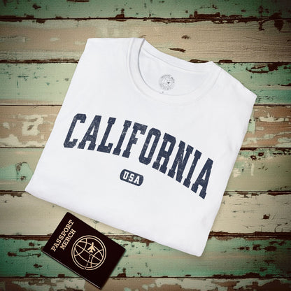 Classic Athletic, California (50 States Edition) T-Shirt White / S