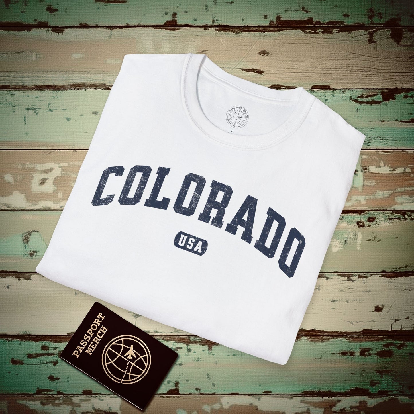 Classic Athletic, Colorado (50 States Edition) T-Shirt White / S