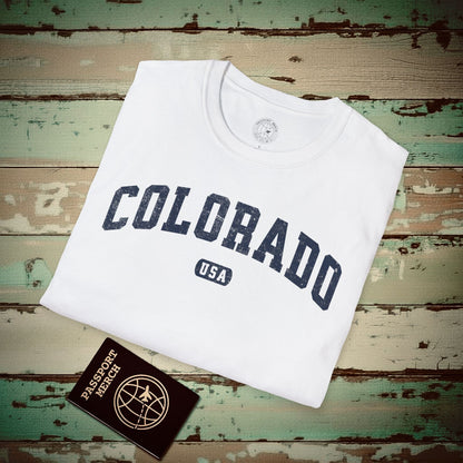 Classic Athletic, Colorado (50 States Edition) T-Shirt White / S