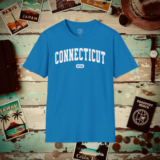 Classic Athletic, Connecticut (50 States Edition) T-Shirt Sapphire / S
