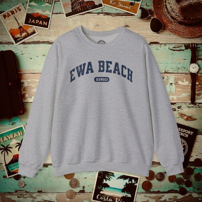 Classic Athletic, Ewa Beach, Hawaii (Fan Service) Crewneck Sport Grey / S