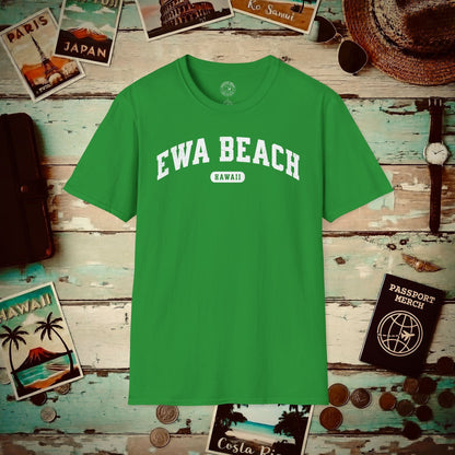 Classic Athletic, Ewa Beach, Hawaii (Fan Service) T-Shirt Irish Green / S