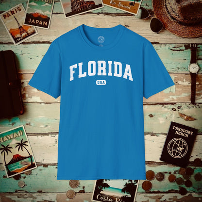 Classic Athletic, Florida (50 States Edition) T-Shirt Sapphire / S