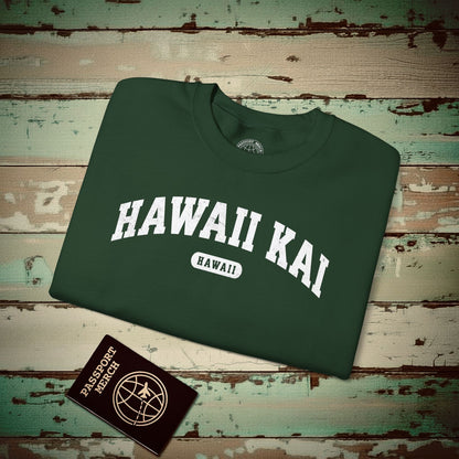 Classic Athletic, Hawaii Kai, Hawaii (Fan Service) Crewneck Forest Green / S