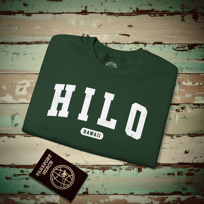Classic Athletic, Hilo, Hawaii (Fan Service) Crewneck Forest Green / S