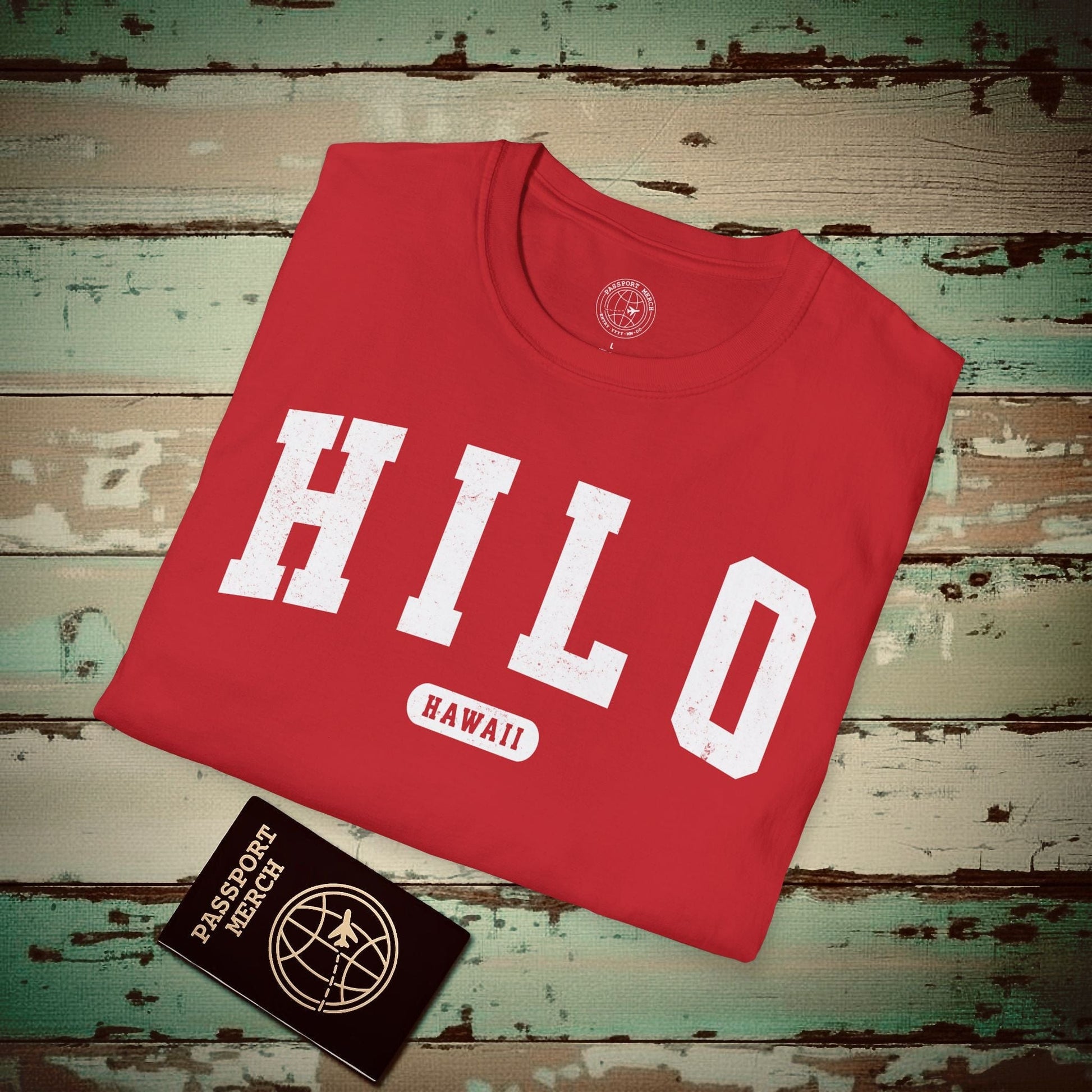 Classic Athletic, Hilo, Hawaii (Fan Service) T-Shirt Red / S