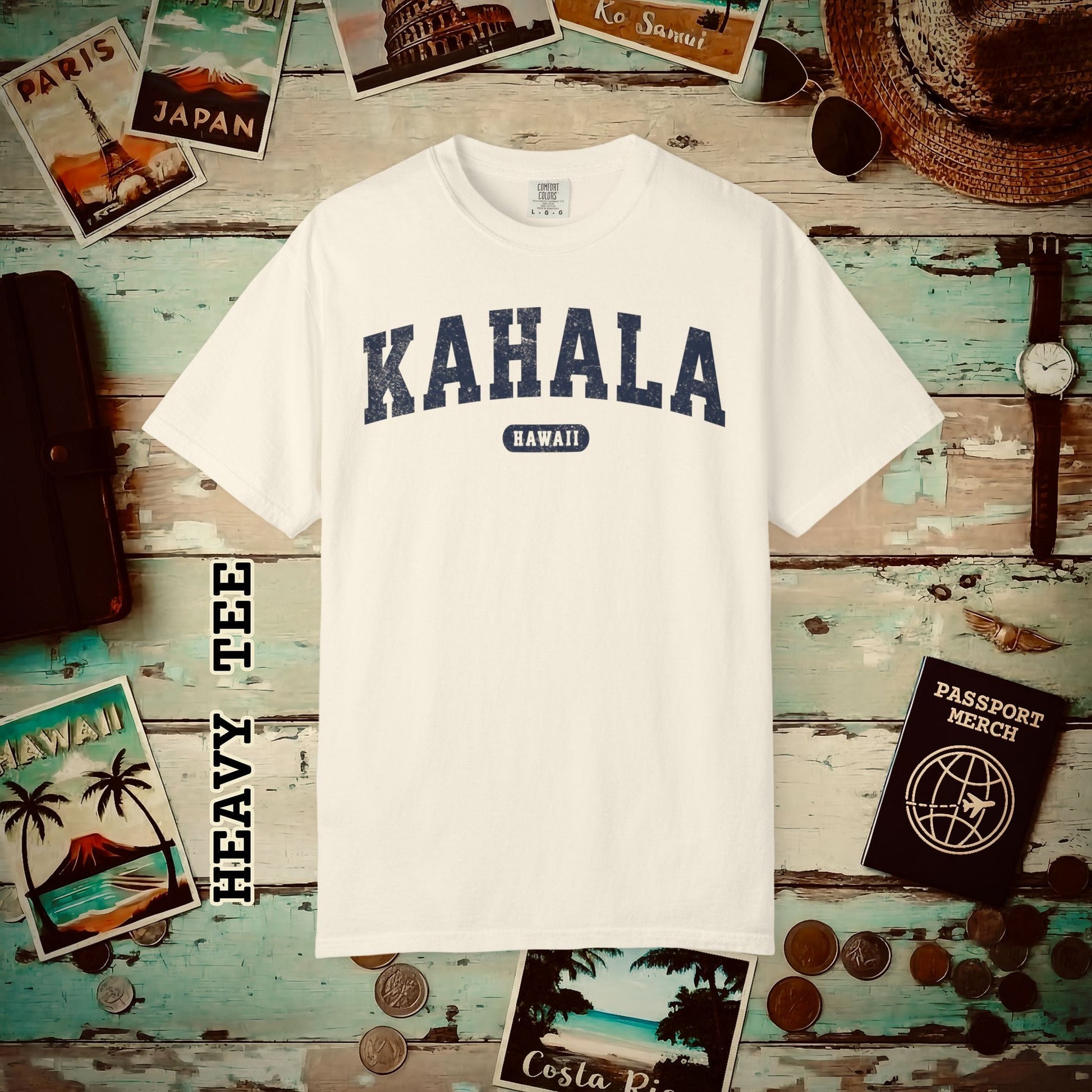 Classic Athletic, Kahala, Hawaii (Fan Service) Heavy Tee Ivory / S