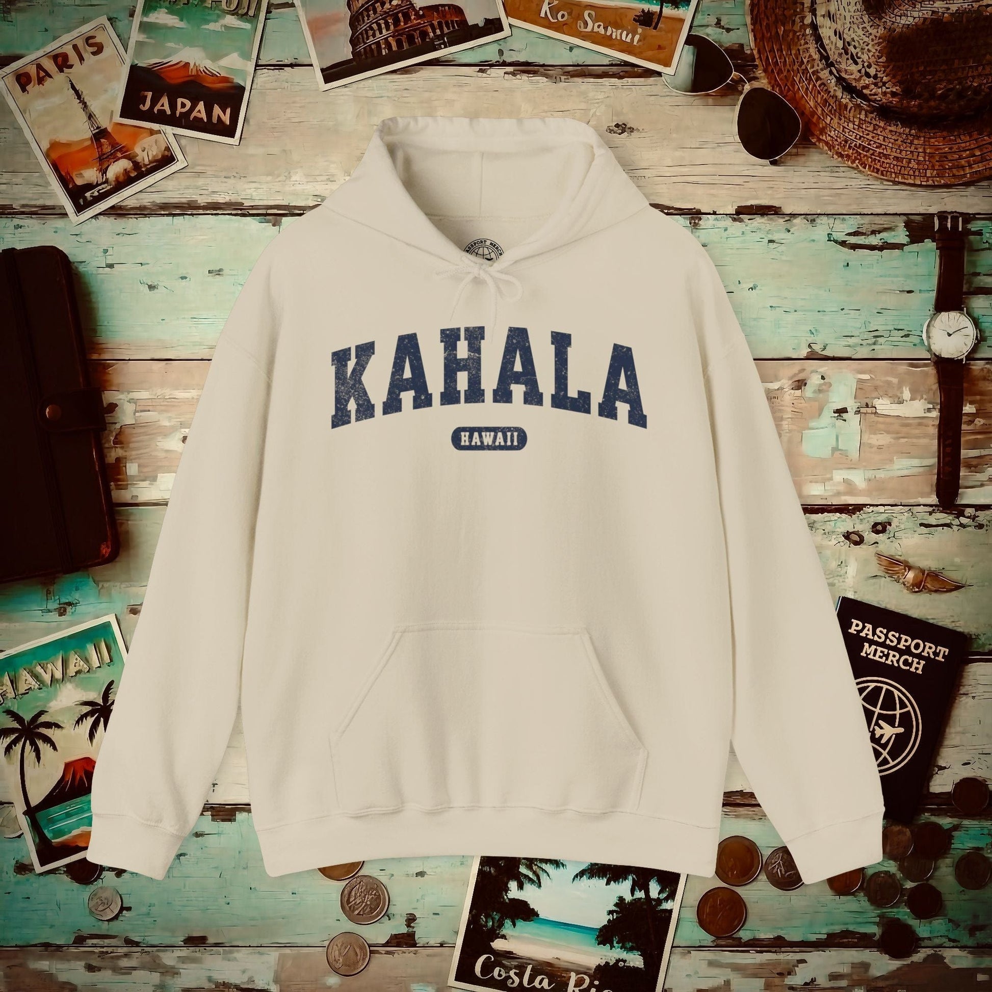 Classic Athletic, Kahala, Hawaii (Fan Service) Hoodie Sand / S