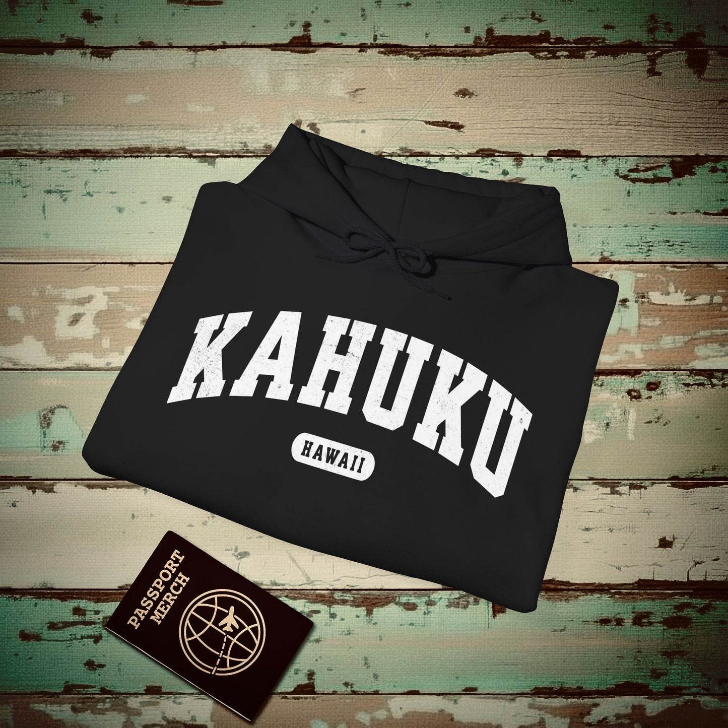 Classic Athletic, Kahuku, Hawaii (Fan Service) Hoodie Black / S