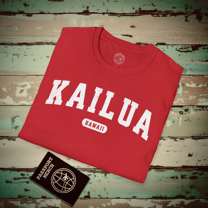 Classic Athletic, Kailua, Hawaii (Fan Service) T-Shirt Red / S