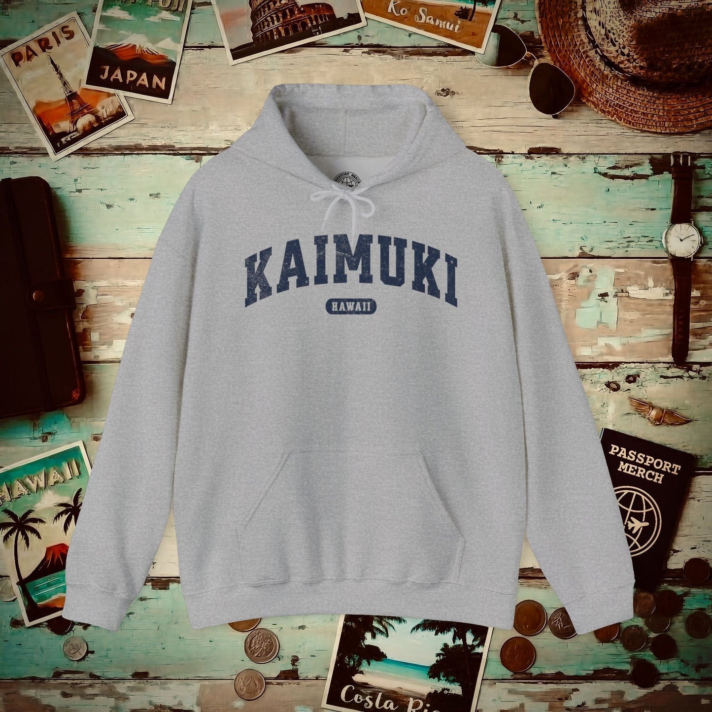 Classic Athletic, Kaimuki, Hawaii (Fan Service) Hoodie Sport Grey / S