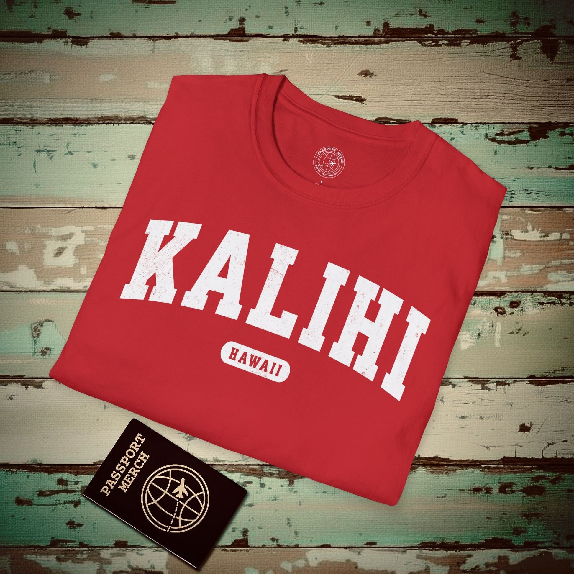 Classic Athletic, Kalihi, Hawaii (Fan Service) T-Shirt Red / S