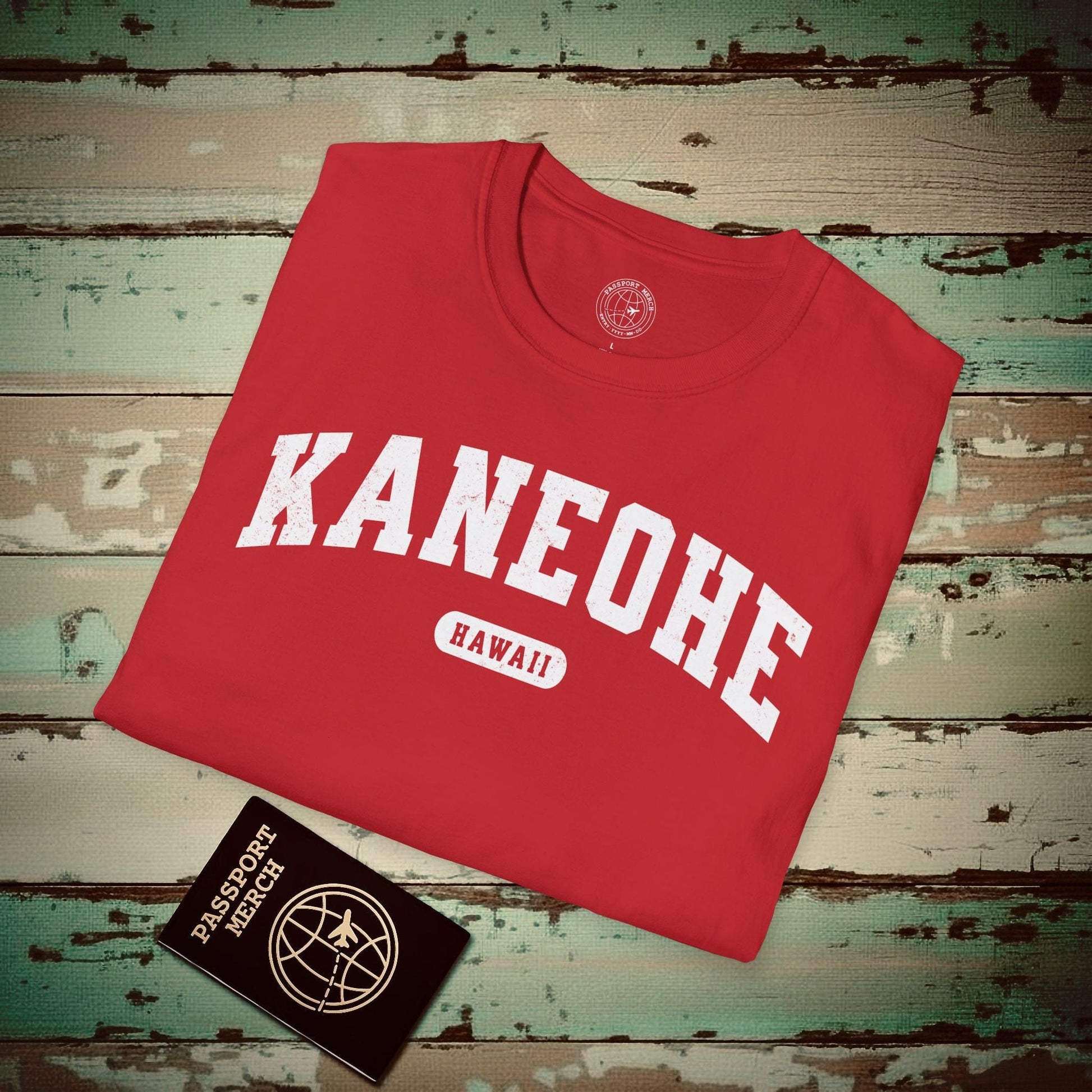 Classic Athletic, Kaneohe, Hawaii (Fan Service) T-Shirt Red / S