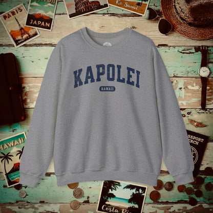 Classic Athletic, Kapolei, Hawaii (Fan Service) Crewneck Graphite Heather / S