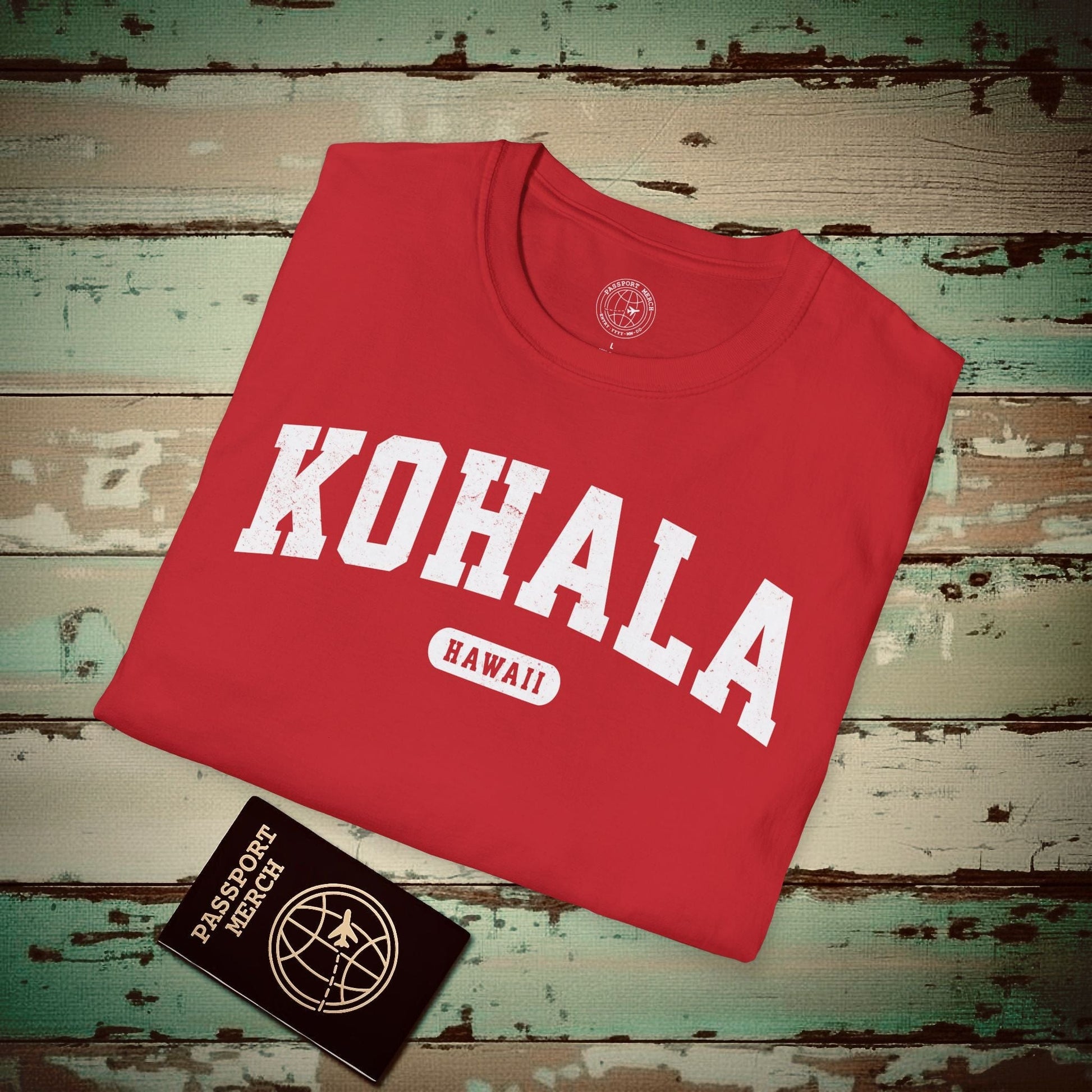 Classic Athletic, Kohala, Hawaii (Fan Service) T-Shirt Red / S