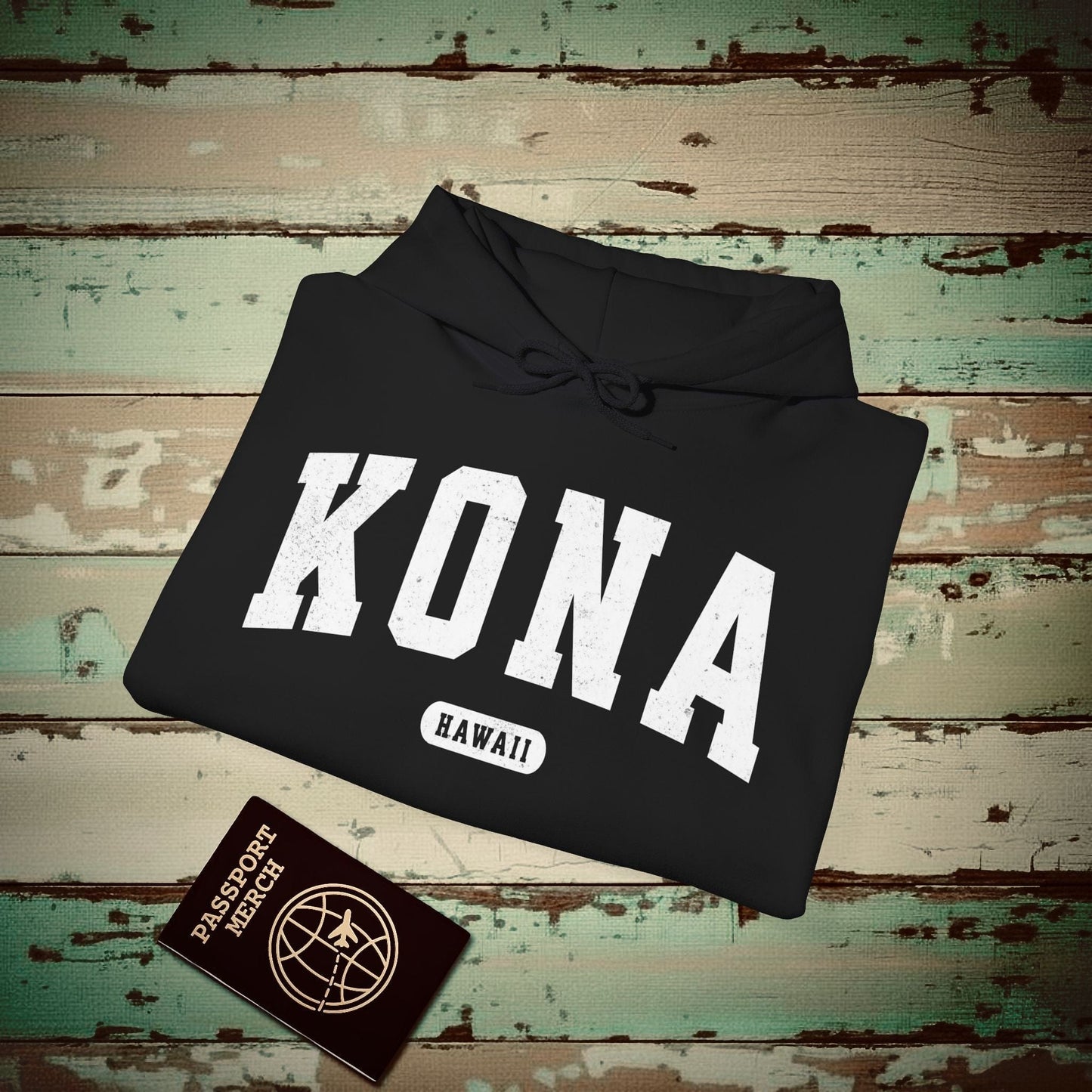 Classic Athletic, Kona, Hawaii (Fan Service) Hoodie Black / S