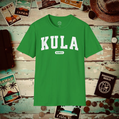 Classic Athletic, Kula, Hawaii (Fan Service) T-Shirt Irish Green / S